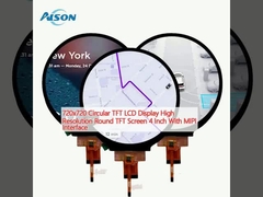 720x720 원형 TFT LCD 디스플레이 고해상도 원형 TFT 화면 4인치 MIPI 인터페이스