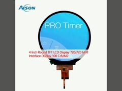 4인치 원형 TFT LCD 디스플레이 720x720 MIPI 인터페이스 디스플레이 300 Cd/M2