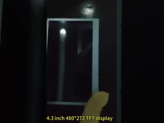 햇빛 가독형 4.3인치 480x272 IPS TFT 모듈 디스플레이 1000Cd/M2 RGB 인터페이스