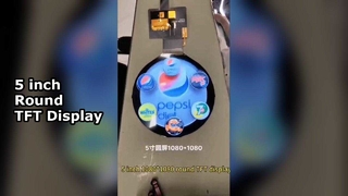 5인치 1080x1080 원형 TFT LCD 모듈