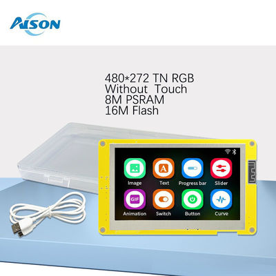 4.3인치 ESP32 디스플레이 모듈 480x270 HMI 터치 스크린 4.75V - 5.25V
