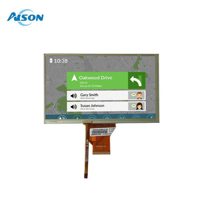 7인치 TFT 저항성 터치 스크린 800X480 터치 스크린 디스플레이 모듈 300 Cd/M2