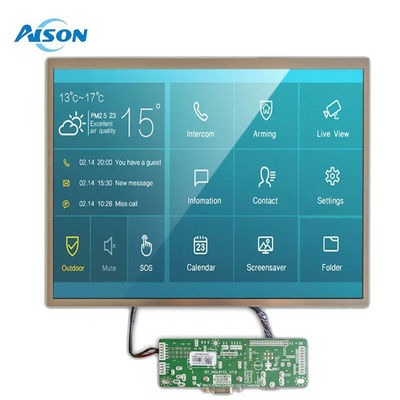 121인치 산업용 TFT 디스플레이 1024x768 LVDS 인터페이스와 함께 사용자 정의 TFT 디스플레이 650 Cd/M2