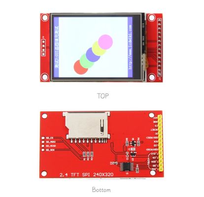 2.4 인치 ILI9341 SPI 320*240 TFT LCD 화면 모듈 PCB 보드와 LCD 디스플레이