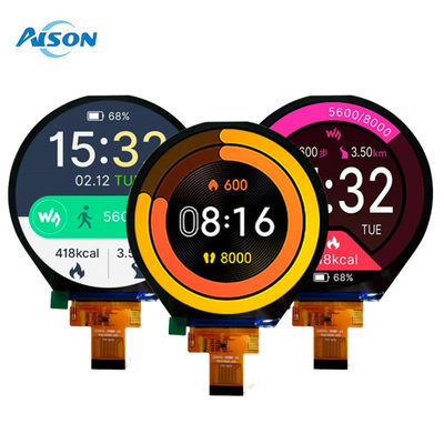 3.4인치 800x800 MIPI 인터페이스와 함께 원형 터치 TFT 디스플레이