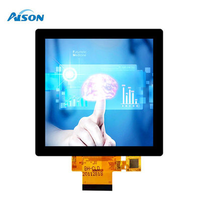3.95 인치 사각형 TFT 디스플레이 480x480 사각형 터치 디스플레이 300 cd/m2 RGB 인터페이스