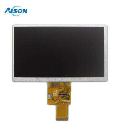 7인치 TFT 패널 450 cd/m2 40 핀 패널 800x480 24 비트 RGB 인터페이스와 함께 40 핀