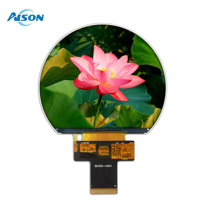 3.54인치 800x640 둥근 TFT 디스플레이 SPI TFT 디스플레이 1000 Cd/M2 3SPI+18Bit RGB 인터페이스