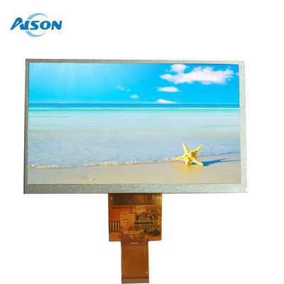 7인치 TFT 패널 450 cd/m2 40 핀 패널 800x480 24 비트 RGB 인터페이스와 함께 40 핀