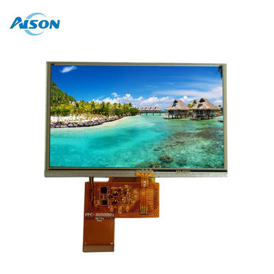 5.0 IPS TFT LCD 모듈, 저항 터치 패널 800X480 해상도