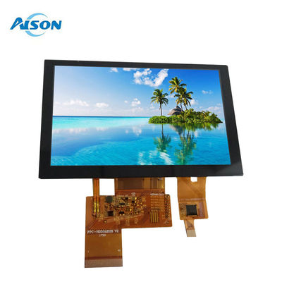 5' 800x480 TFT LCD 화면 모듈 5 인치 IPS LVDS TFT 디스플레이 500 Cd/M2