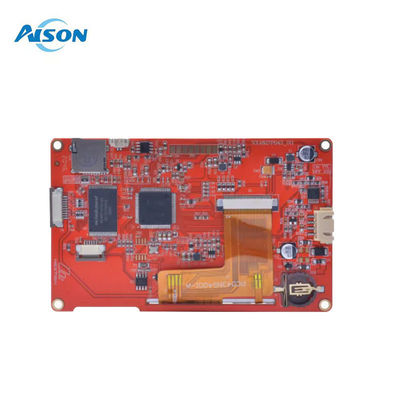 480x272 HMI LCD 디스플레이 4.3 인치 저항 터치 디스플레이 4 핀