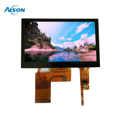 4.3인치 LCD 디스플레이 400 Cd/M2 IPS 용량 터치 스크린 480x272