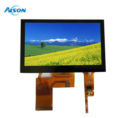 4.3인치 LCD 디스플레이 400 Cd/M2 IPS 용량 터치 스크린 480x272
