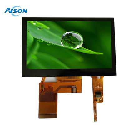 4.3인치 480x272 TFT 용량 터치 디스플레이 40 핀 TFT 터치 디스플레이 400 Cd/M2