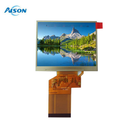 3.5인치 IPS TFT LCD 디스플레이 640x480 TFT LCD 용량 터치 스크린 1000 Cd/M2 RGB 인터페이스