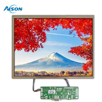 12.1 인치 1024x768 산업용 TFT 디스플레이 IPS 볼 방향 650 cd/m2