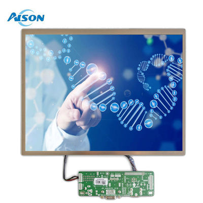 121인치 1024x768 IPS 산업용 TFT LCD 디스플레이 650 cd/m2 산업용