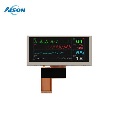 3.9인치 막대기형 LCD 디스플레이 480x128 의료용 LCD 디스플레이 SPI/MCU 인터페이스
