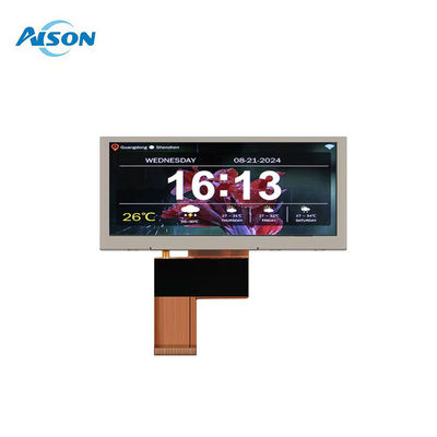 3.9인치 480x128 풍경판형 LCD 디스플레이 500 Cd/M2 스트레칭 바 LCD 모니터 사용자 정의