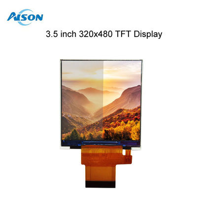 3.5인치 TFT LCD 모듈 320x480 초상화 LCD 디스플레이 500 cd/m2 MCU/RGB 인터페이스