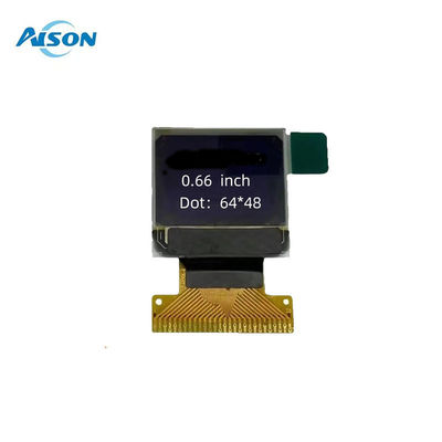 0.66인치 OLED 디스플레이 모듈 64x48 모노크롬 OLED 디스플레이 28 핀