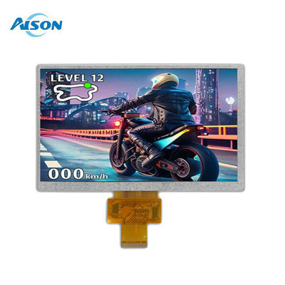 -40에서 95도 7인치 사용자 지정 LCD 디스플레이 모듈 40핀 LVDS 인터페이스 500cd/m2