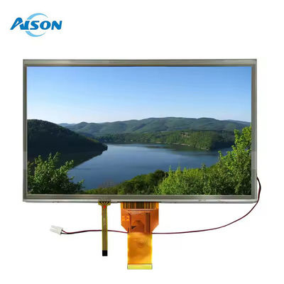 10.1인치 1024X600 IPS TFT LCD 디스플레이 50핀 RGB 인터페이스와 저항 터치 패널