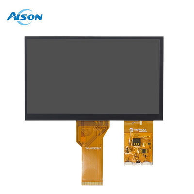 7인치 1024x600 LVDS TFT IPS 디스플레이 커스텀 오버사이즈 된 커버글라스와 용량 터치 디스플레이