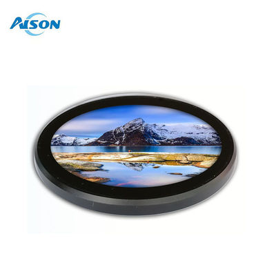 3.4인치 DSI 둥근 터치 디스플레이, 800 × 800, IPS, HDMI 보드 장착장치와 10-포인트 터치