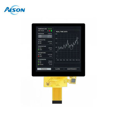 3.95 인치 720X720 MIPI 사각형 LCM TFT LCD 디스플레이 용량 터치 스크린 LED 백라이트 GT911 86 박스 스마트 홈