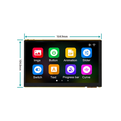 7인치 ESP32 P4 개발판 LCD 디스플레이와 탑재된 ESP32-C6 용량 터치
