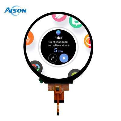 4인치 720x720 디스플레이 4전선 MIPI 인터페이스 300 Cd/M2 둥근 TFT 디스플레이