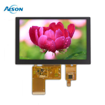 5인치 IPS TFT 디스플레이 모듈 800x480 산업용 용량 터치 스크린 500 Cd/M2