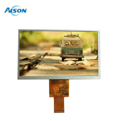 7인치 40핀 800x480 TFT LCD 디스플레이 패널 400 Cd/M2 RGB 인터페이스