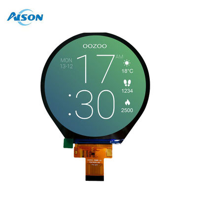 3.4 인치 800*800 원형 TFT LCD 디스플레이 MIPI 인터페이스 스마트 홈 산업 제어용 30 핀